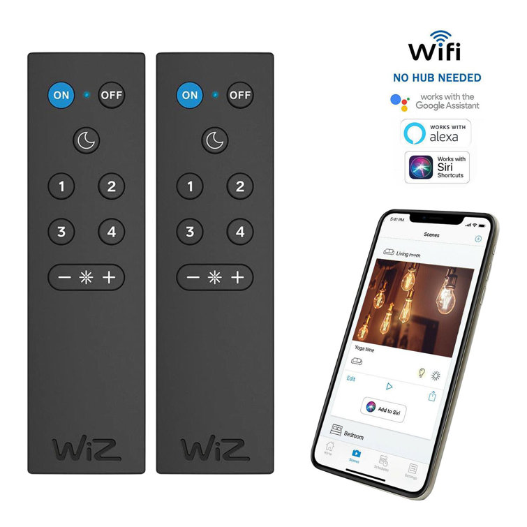 4lite WiZ Connected Smart Light Remote Control Dimmer Wayfair.co.uk